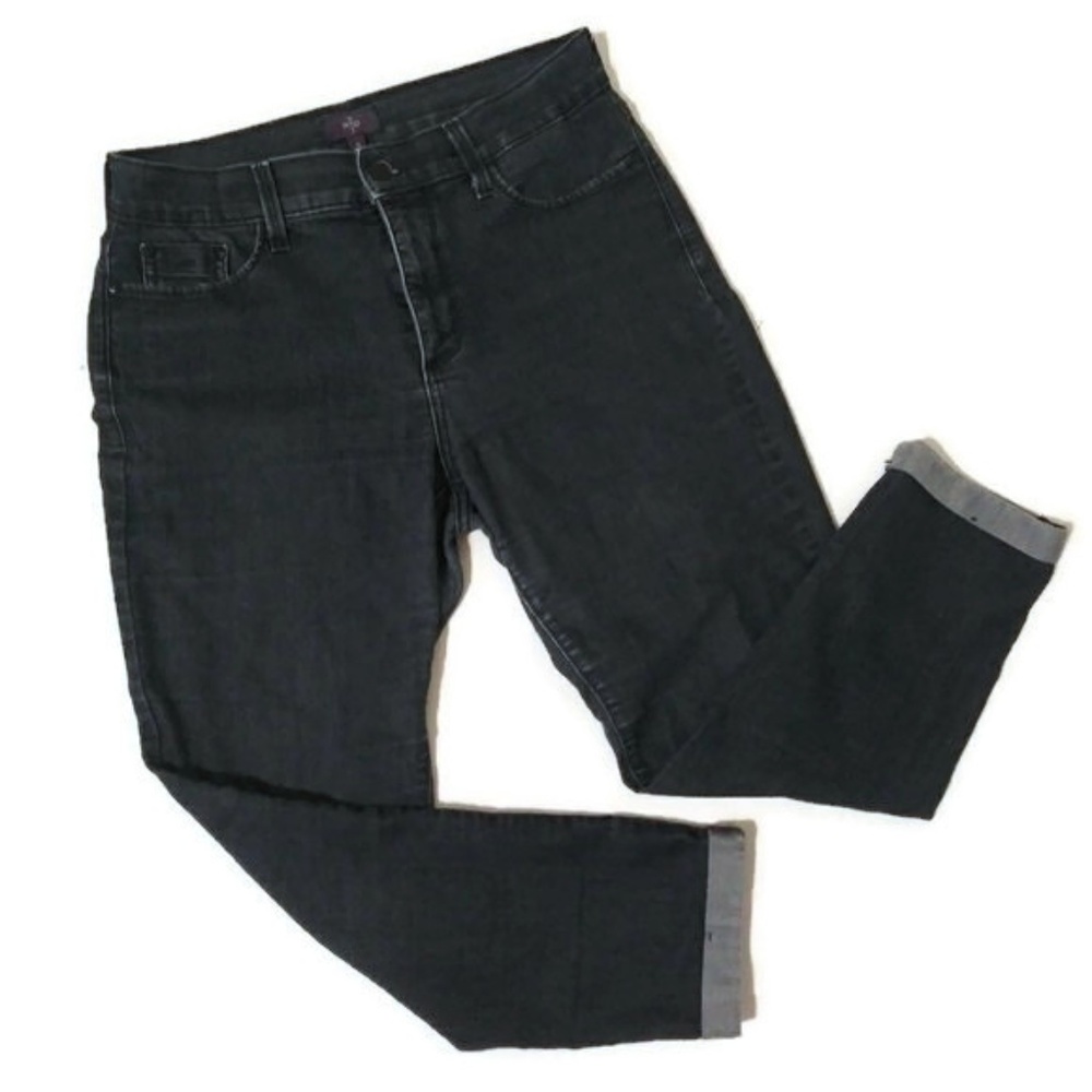 NYDJ High Waist Ankle Cuffed Jean 8